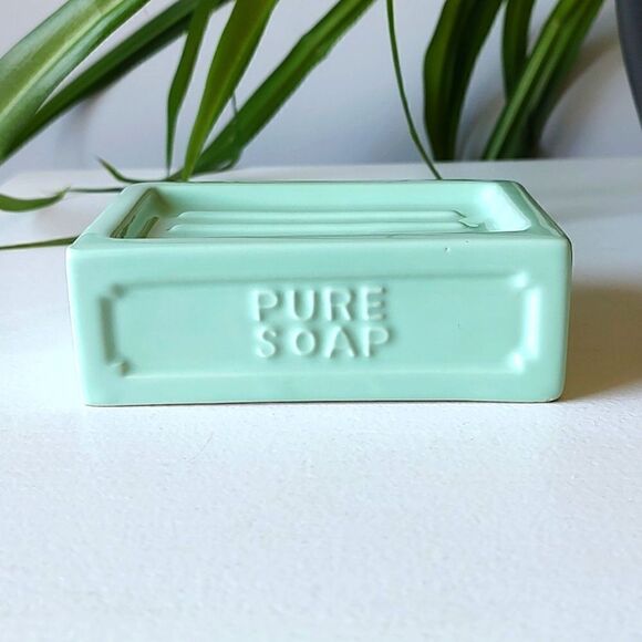 ‎Ceramic Soap Dish - Picture 1 of 6